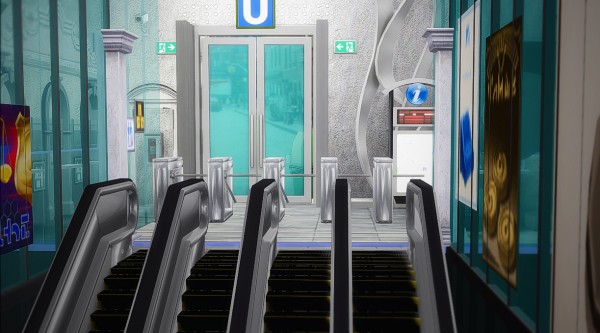 Nyuska: Entrance to the subway