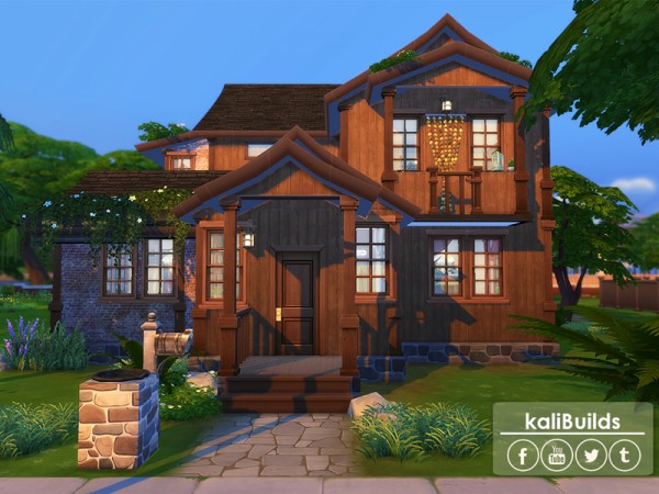  The Sims Resource: Bohemian Family House by kaly t07