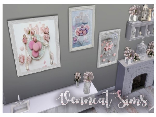  The Sims Resource: Sweet Kitchen Picture Set by Venncat