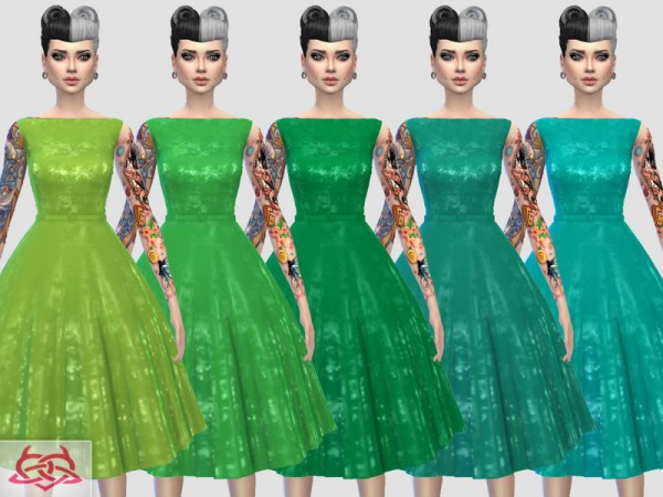  The Sims Resource: Eugenia dress recolor 1 by Colores Urbanos