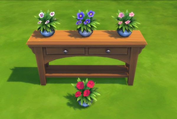  Mod The Sims: Fresh New Flowers for Feng Shui by Snowhaze