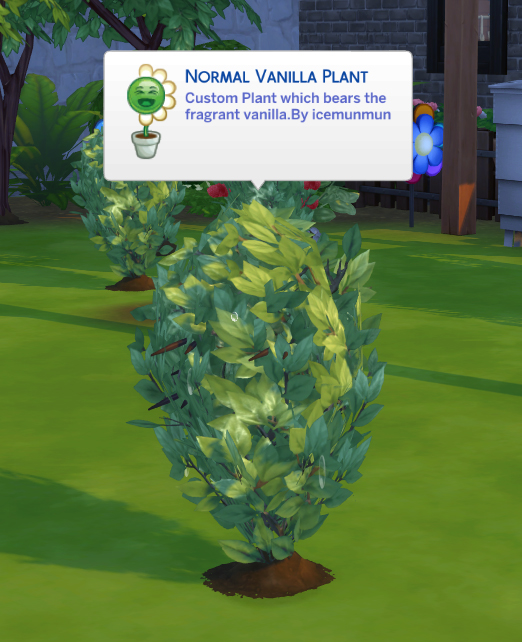  Mod The Sims: Custom Harvestable Vanilla Bean by icemunmun