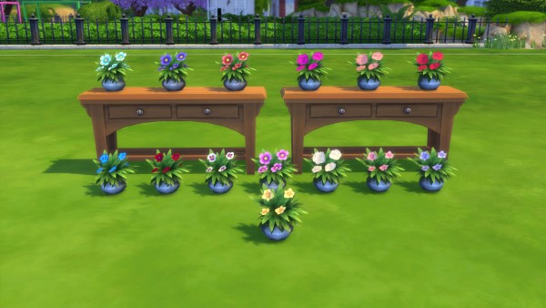  Mod The Sims: Fresh New Flowers for Feng Shui by Snowhaze
