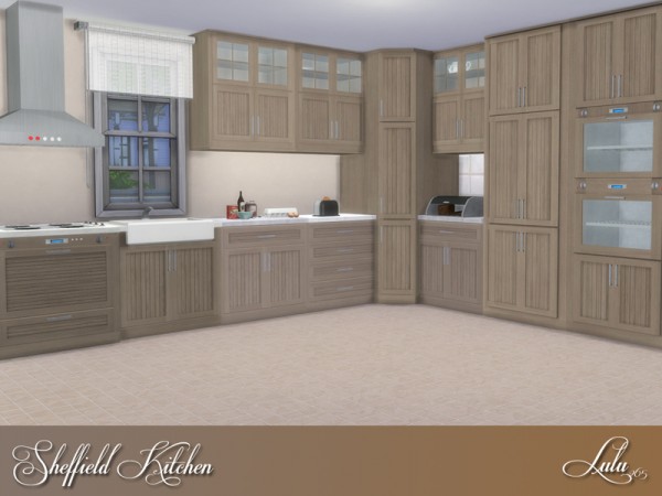  The Sims Resource: Sheffield Kitchen by Lulu265