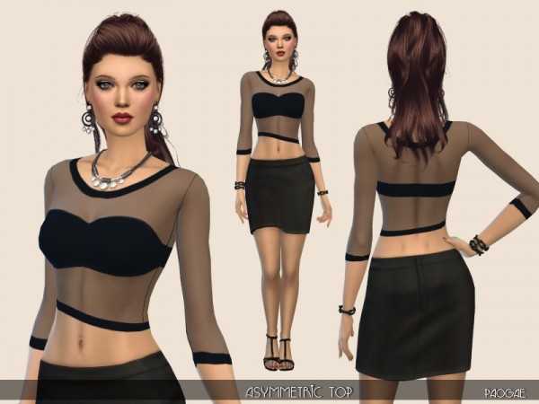  The Sims Resource: Asymmetic Top by Paogae