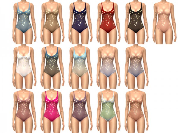  The Sims Resource: Stardust bodysuit by serenity cc