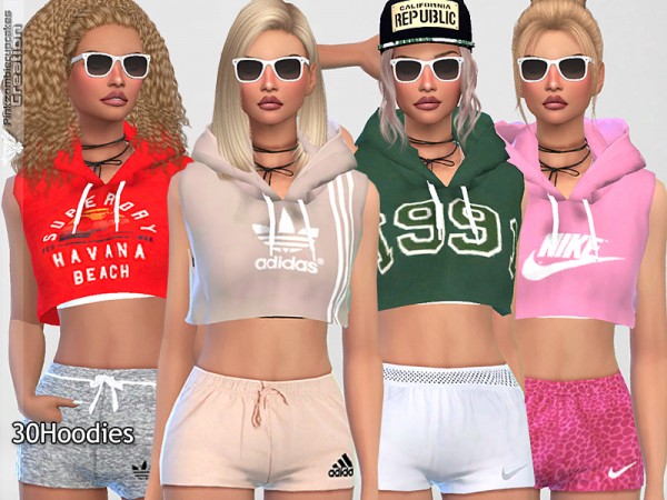  The Sims Resource: Sporty Hoodie Dreamer 010by  Pinkzombiecupcakes