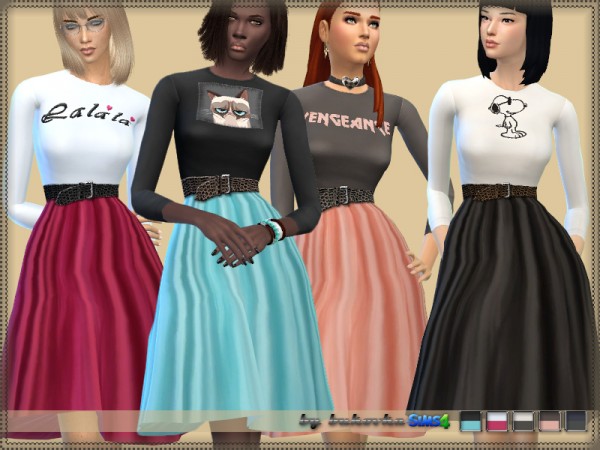  The Sims Resource: Dress Sport Chic by bukovka
