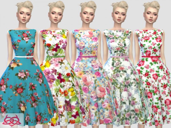  The Sims Resource: Eugenia dress recolor 2 by Colores Urbanos