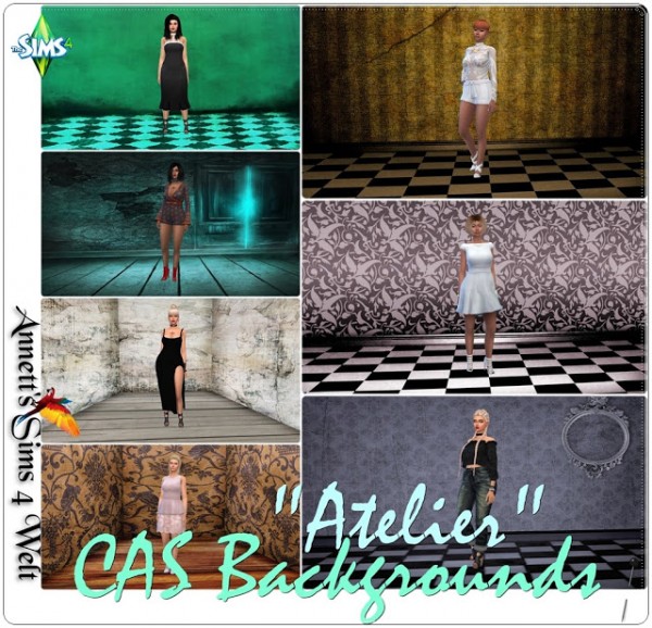  Annett`s Sims 4 Welt: CAS Backgrounds Atelier
