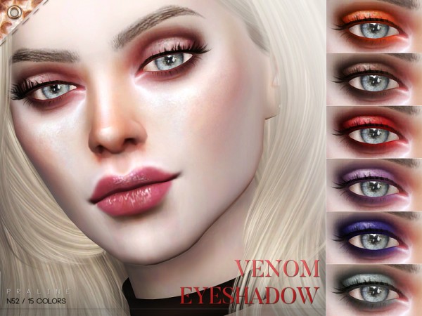  The Sims Resource: Venom Eyeshadow N52 by Pralinesims