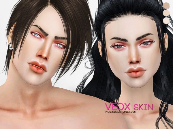  The Sims Resource: Veox Skin by Pralinesims