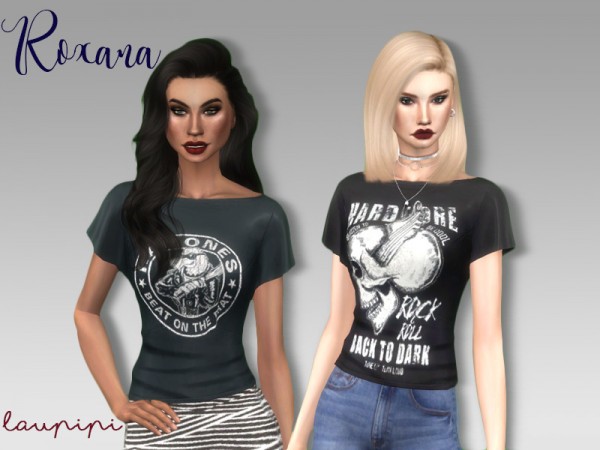  The Sims Resource: Roxana top by Laupipi