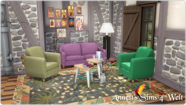  Annett`s Sims 4 Welt: Loveseat & Chair Hotel
