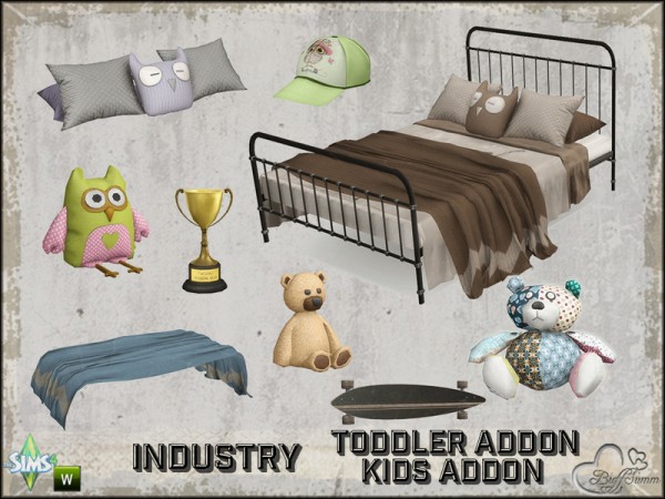  The Sims Resource: Toddler and Kids Addon Set by BuffSumm
