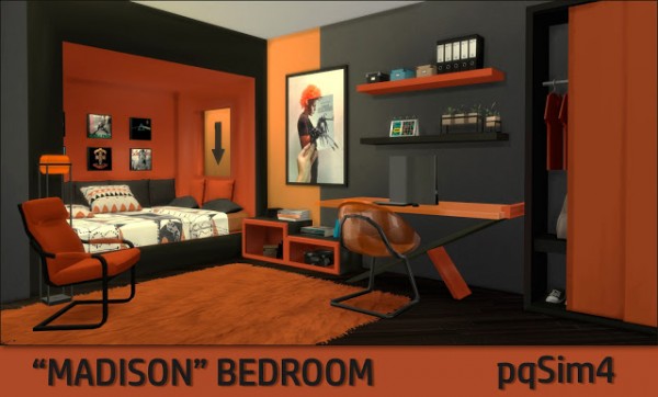  PQSims4: Madison Bedroom