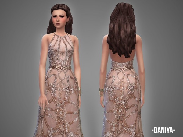  The Sims Resource: Daniya   gown by April