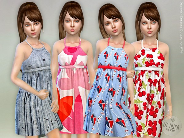  The Sims Resource: Designer Dresses Collection P74 by lillka