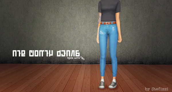  Simsworkshop: AFB Comfy Jeans by Stefizzi