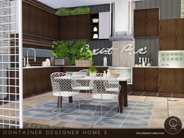  The Sims Resource: Container Designer Home 3 by Pralinesims