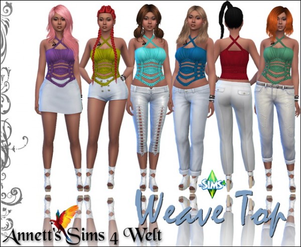  Annett`s Sims 4 Welt: Weave Top