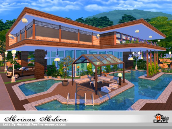  The Sims Resource: Morinna Modern house by Autaki