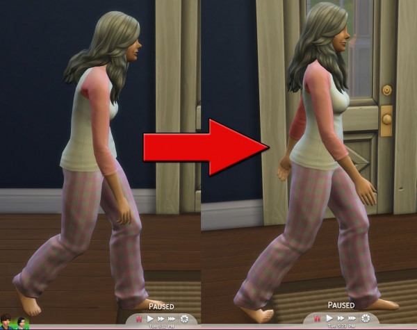  Simsworkshop: Pregnancy Walkstyles Override by Simstopics