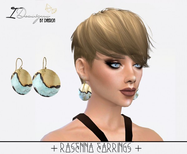  Sims 4 Designs: Rasenna Earrings