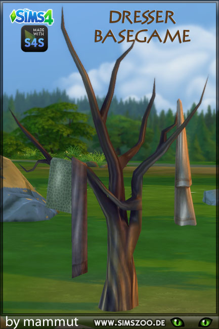  Blackys Sims 4 Zoo: Clothes tree by mammut