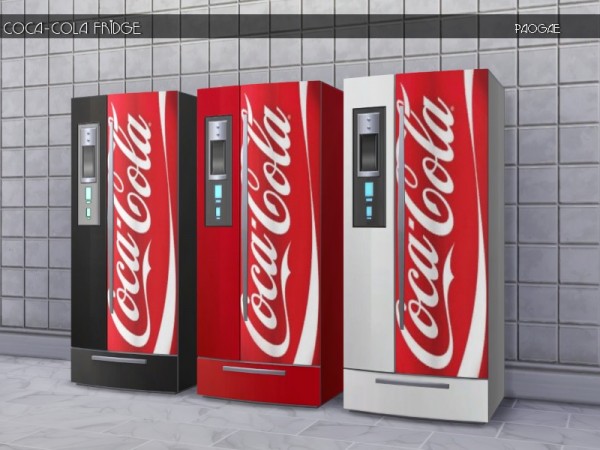  The Sims Resource: Coca Cola Fridge by Paogae