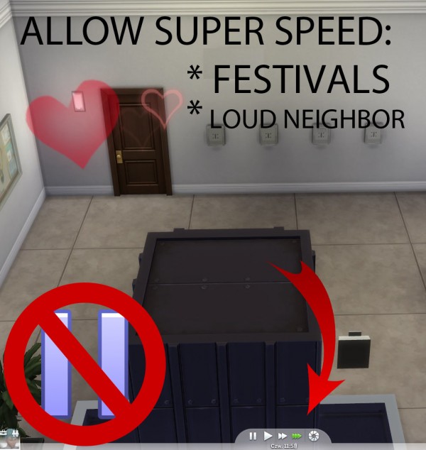  Mod The Sims: Allow super speed by Pawlq