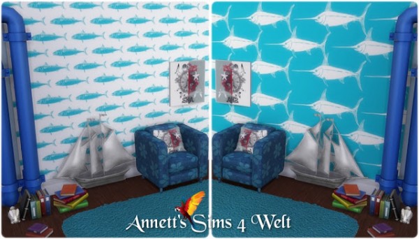  Annett`s Sims 4 Welt: Wallpapers Fish