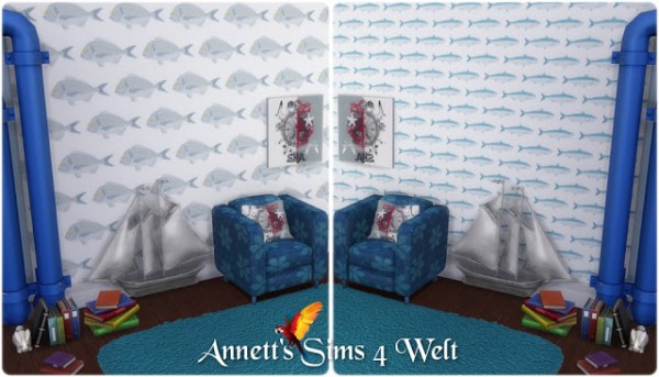  Annett`s Sims 4 Welt: Wallpapers Fish