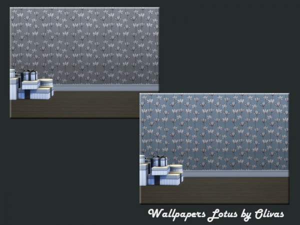  The Sims Resource: Wallpapers Lotus by Olivas