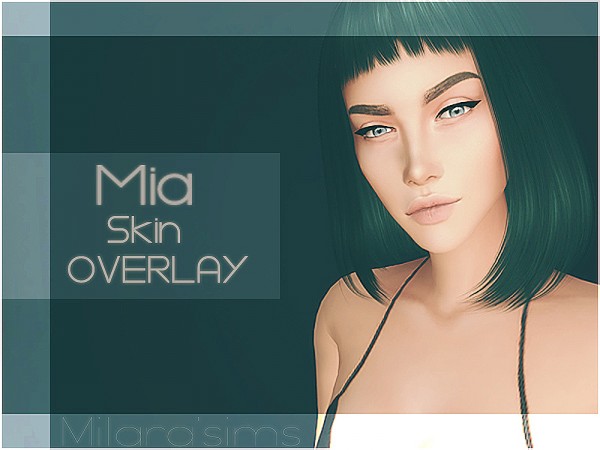  The Sims Resource: Mia Skin Overlay by Milarasims