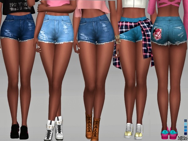  The Sims Resource: Coachella Shorts by Margeh 75