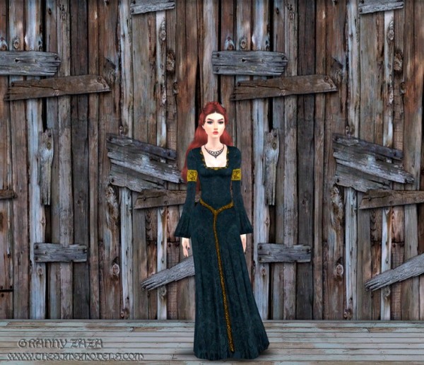  The Sims Models: Wood walls by Granny Zaza