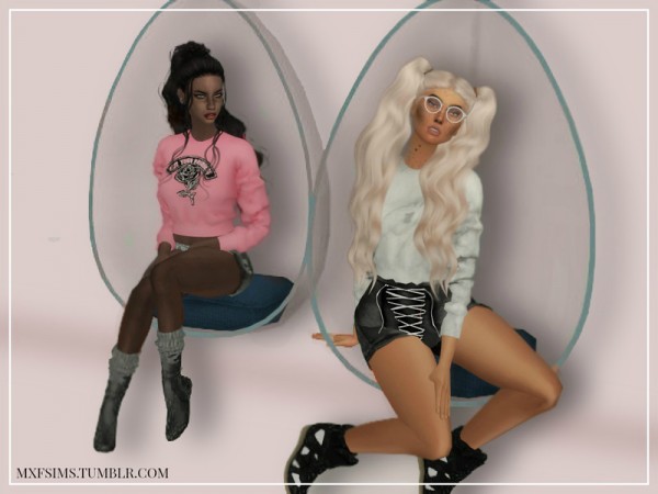  The Sims Resource: Eloise Top by mxfsims