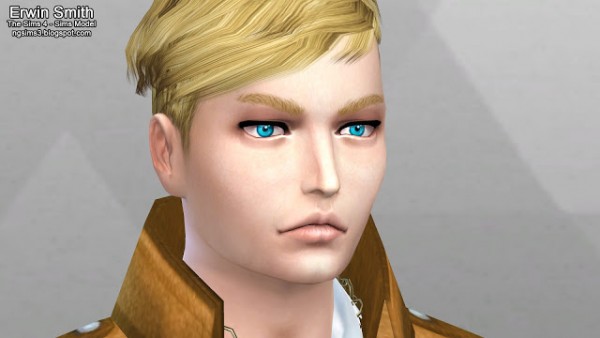  NG Sims 3: Attack on Titan Levi and Erwin