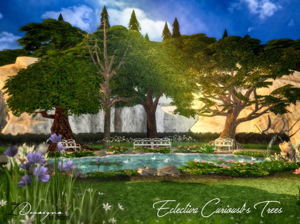  Sims 4 Designs: Eclectica Curiousb Trees