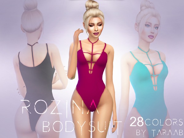  The Sims Resource: Rozina Bodysuit by taraab