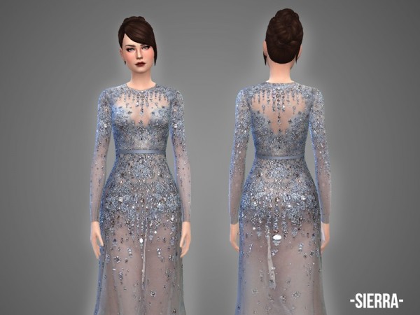  The Sims Resource: Sierra   gown by April