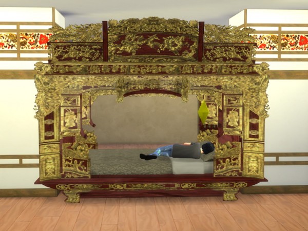  Simsworkshop: Chinese Bed Frame