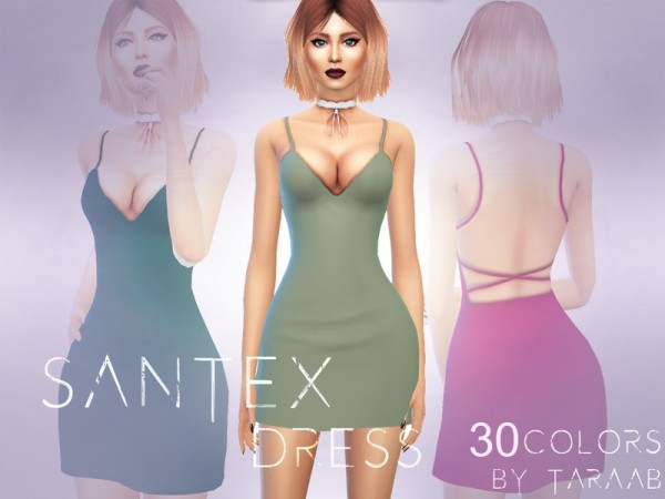  The Sims Resource: Santex Dress by taraab