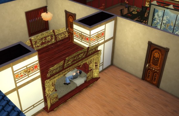  Simsworkshop: Chinese Bed Frame