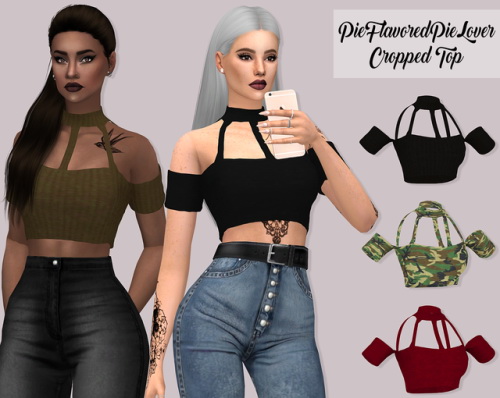  LumySims: Cropped Top