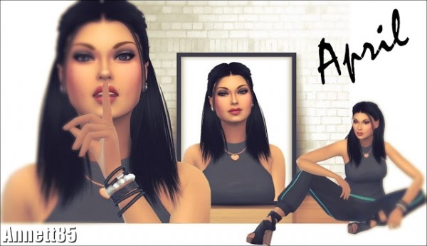  Annett`s Sims 4 Welt: Model April