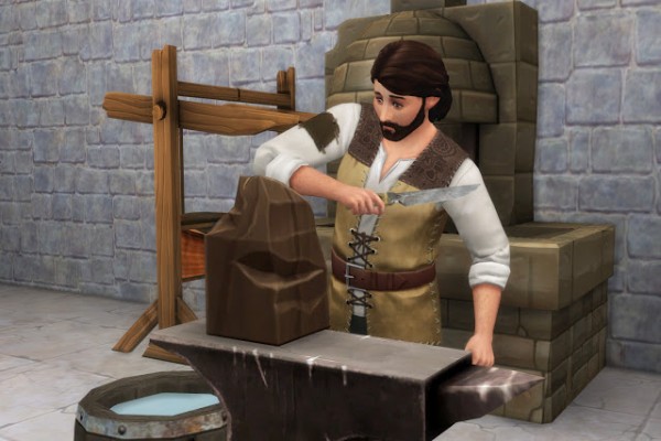  History Lovers Sims Blog: Blacksmith set