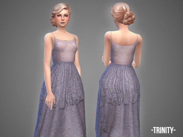  The Sims Resource: Trinity   gown by April