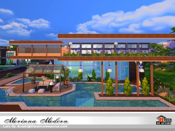  The Sims Resource: Morinna Modern house by Autaki